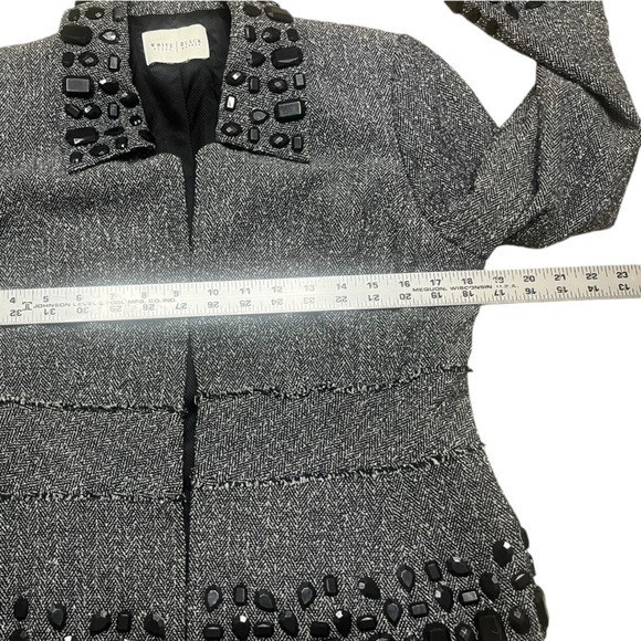 White House  Black Market herringbone tailored blazer - Picture 8 of 9